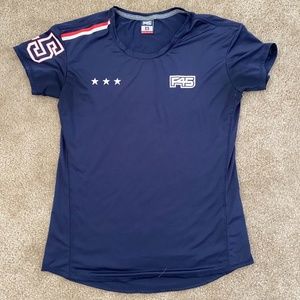 F45 Training Navy Blue Uniform T-Shirt Size Small